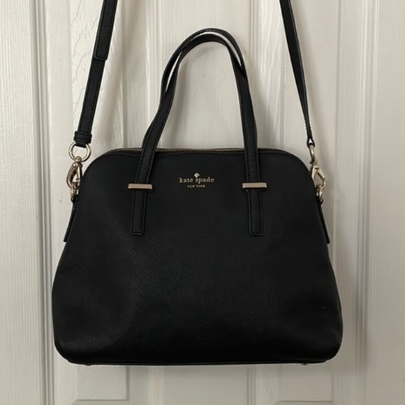 kate spade Handbags - Kate Spade New York Cedar Street Maise Satchel Bag in Black Saffiano Leather
